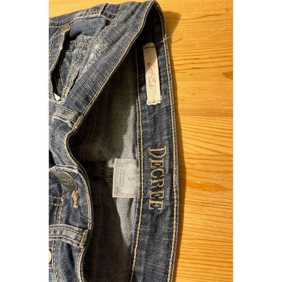 Decree Bootcut jeans Womans sz 5 low rise flip pocket stretch denim retro y2k - Picture 7 of 10